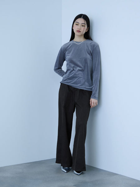 【大人の抜け感】ツイルチノワイドパンツ