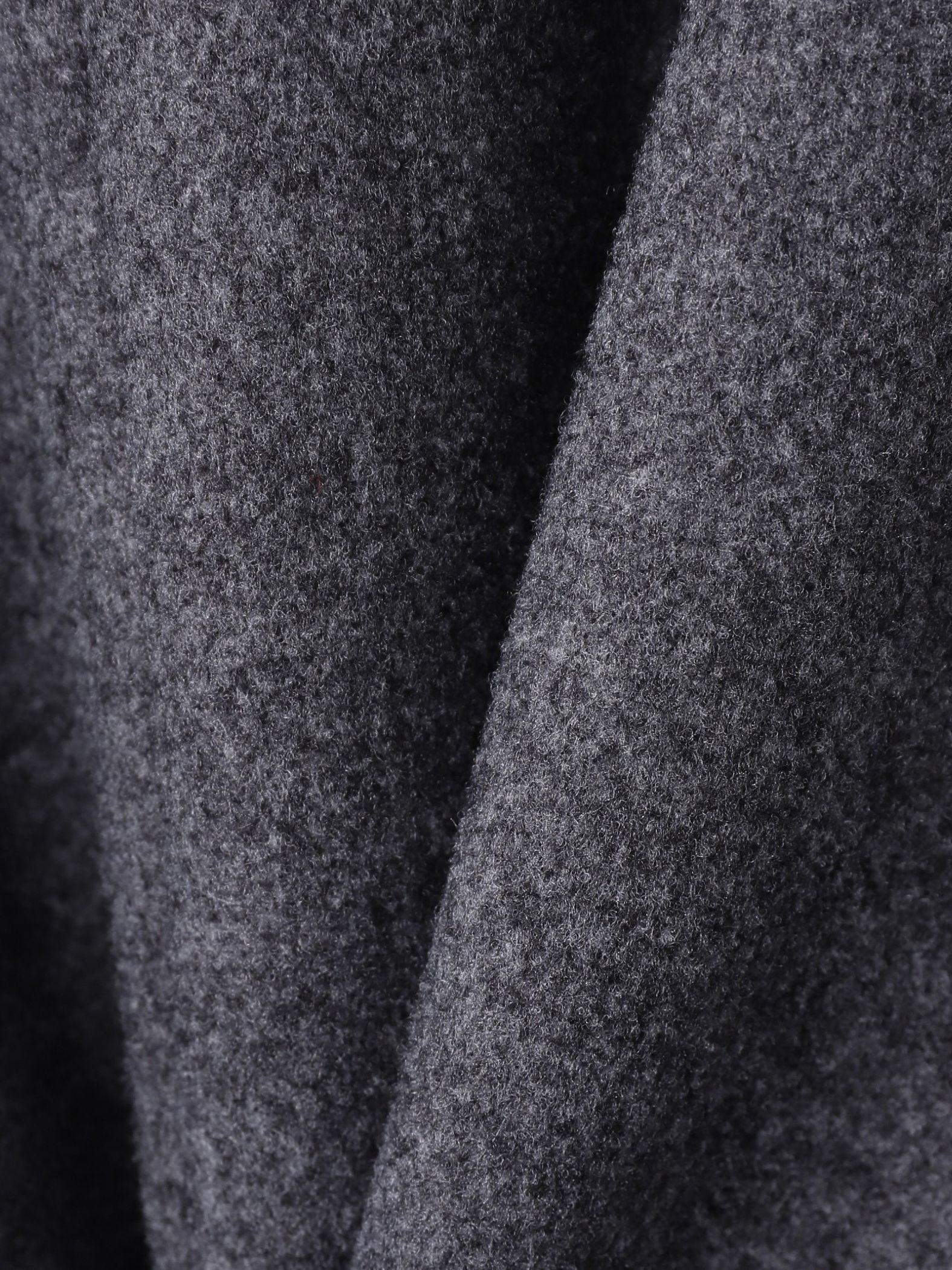 ライトジャージメルトンスタンドカラーロングコート