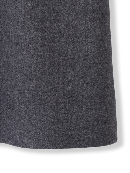 ライトジャージメルトンスタンドカラーロングコート