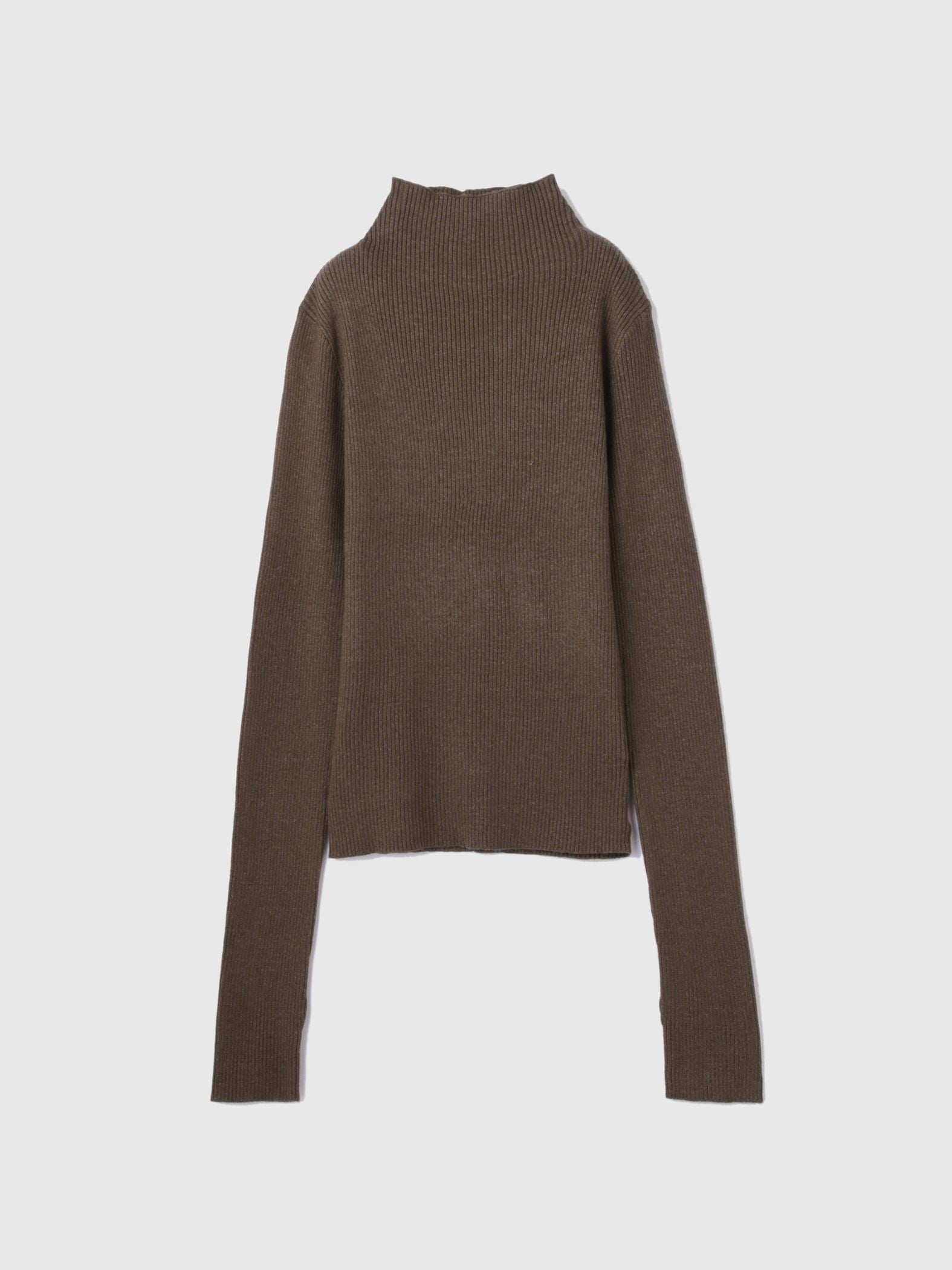 サムホールハイネックニットプルオーバー≪手洗い可能≫