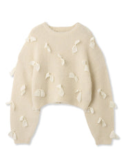 メニリボンブークレーニット≪手洗い可能≫