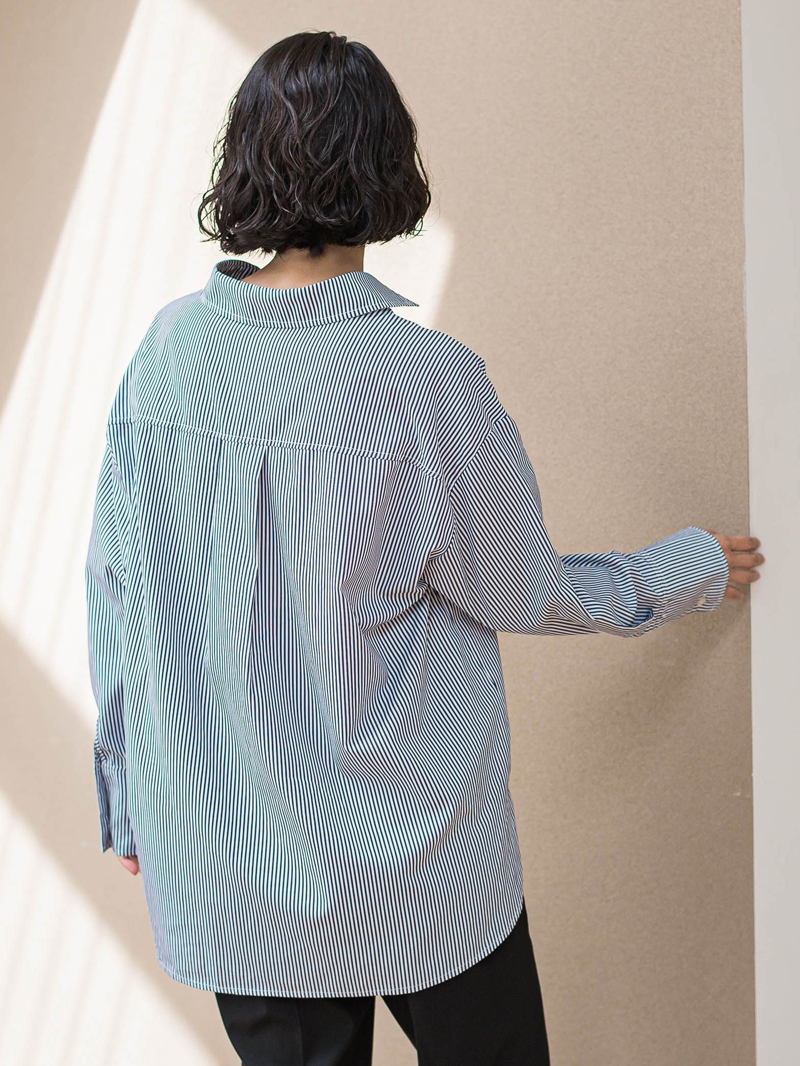 【WEB限定】”3コーデが叶う2点セット”ニット×シャツ≪手洗い可能≫