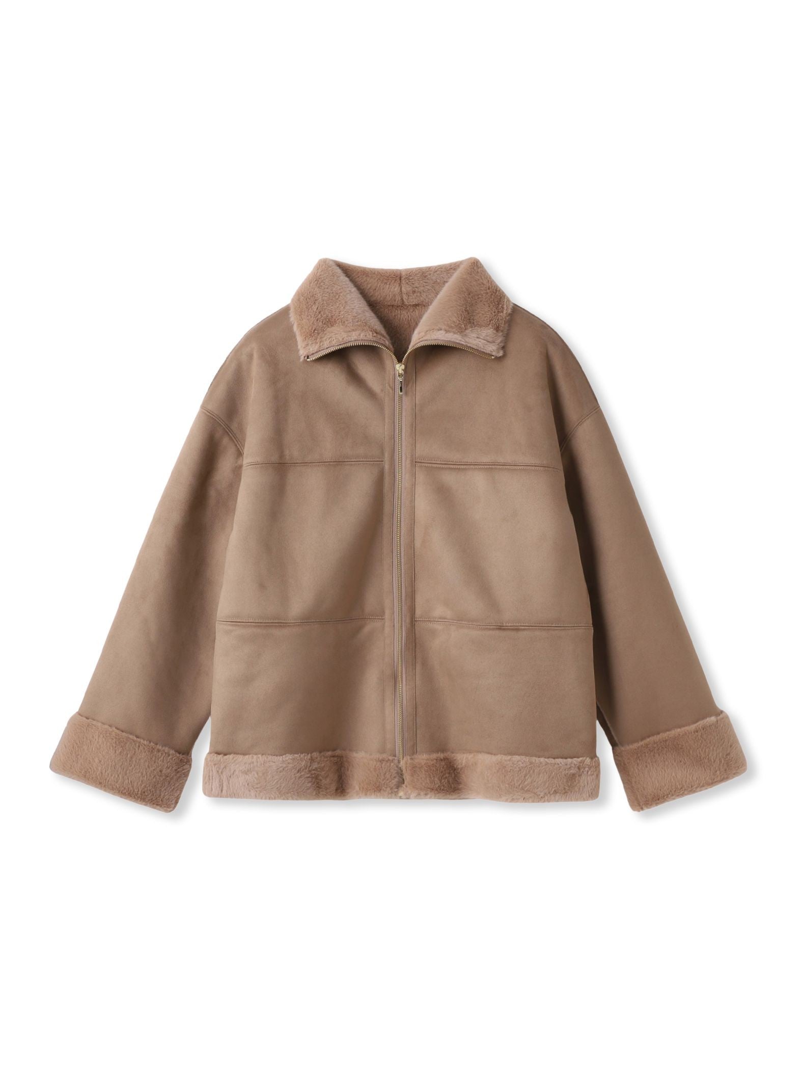 【WEB限定】フェイクムートンファーコート