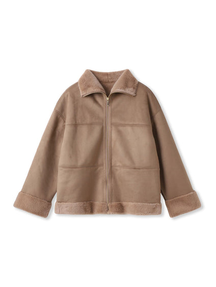 【WEB限定】フェイクムートンファーコート