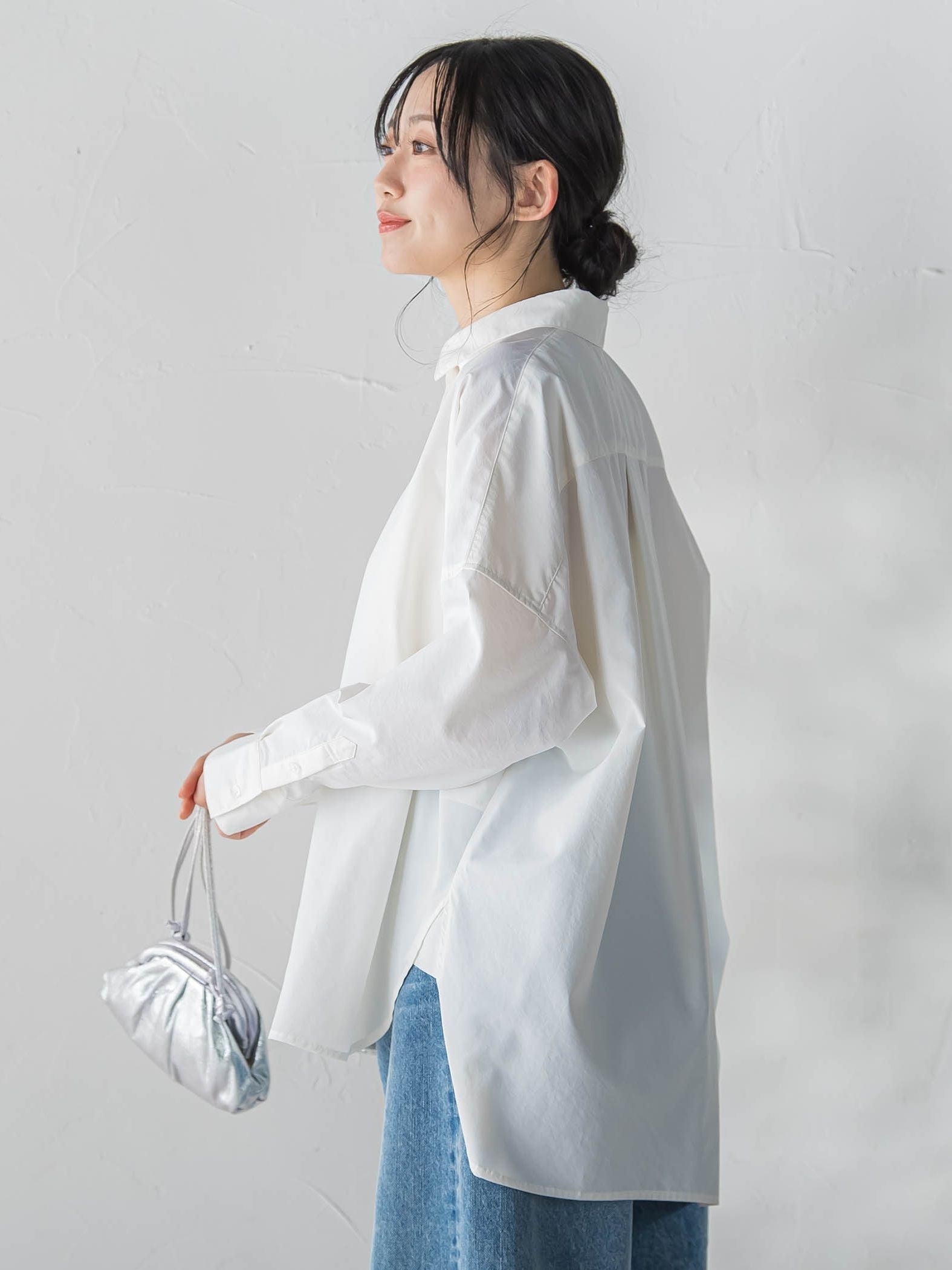 ヴィンテージブロードシャツ≪手洗い可能≫