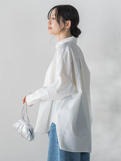 ヴィンテージブロードシャツ≪手洗い可能≫