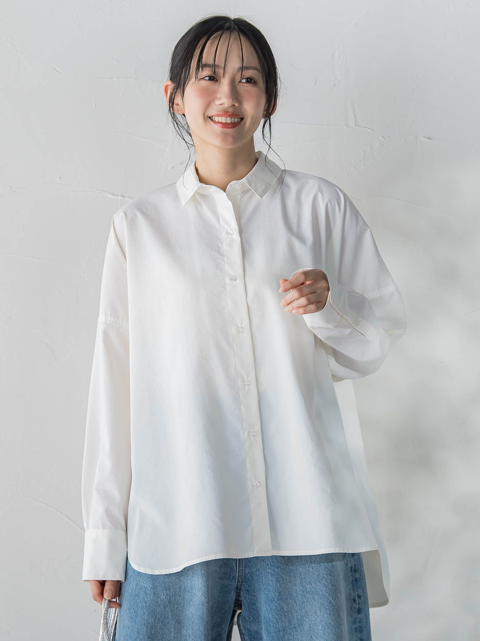 ヴィンテージブロードシャツ≪手洗い可能≫