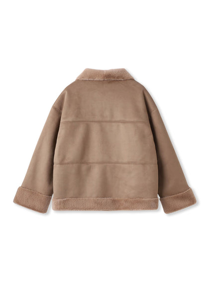 【WEB限定】フェイクムートンファーコート