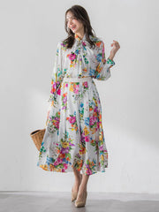 ビッグフラワーブーケスカート