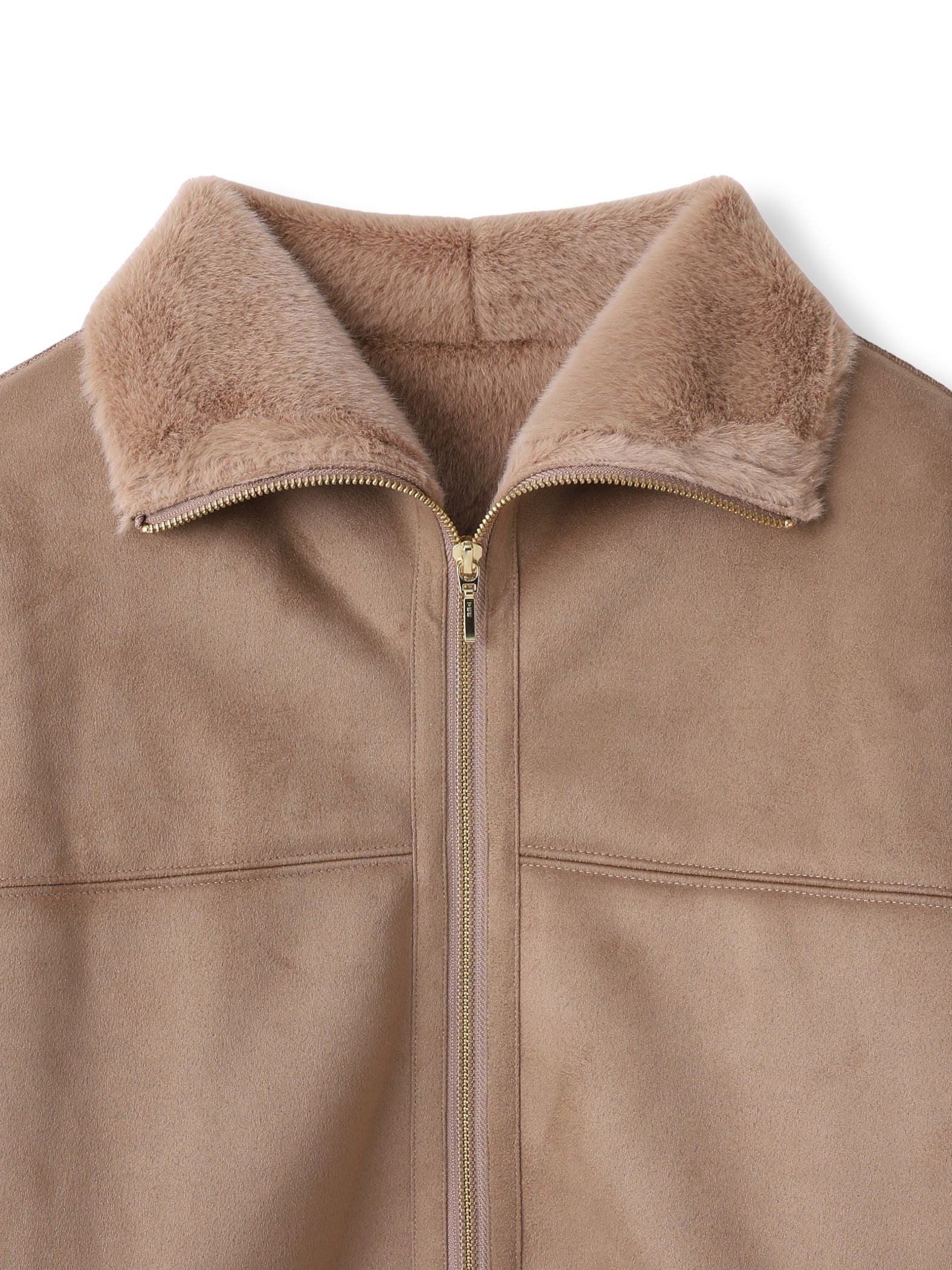 【WEB限定】フェイクムートンファーコート