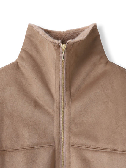 【WEB限定】フェイクムートンファーコート