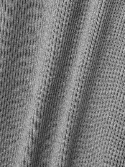 ポロカラーリブニットワンピース≪手洗い可能≫