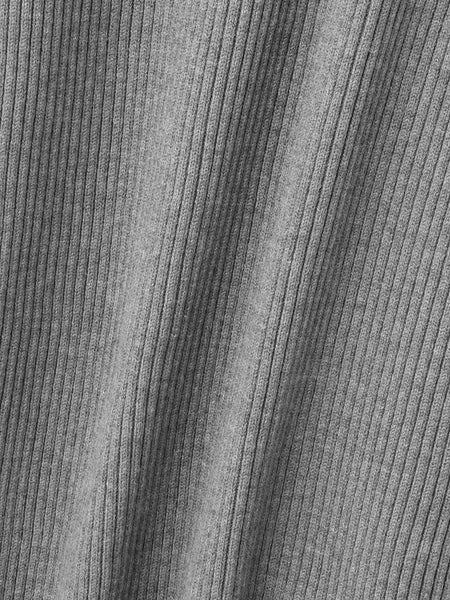 ポロカラーリブニットワンピース≪手洗い可能≫