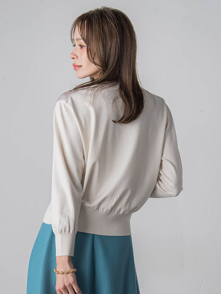 クリスマスローズカーディガン