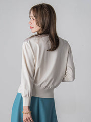 クリスマスローズカーディガン