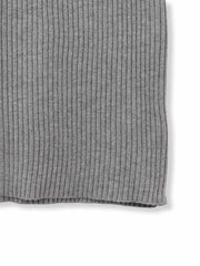 ポロカラーリブニットワンピース≪手洗い可能≫