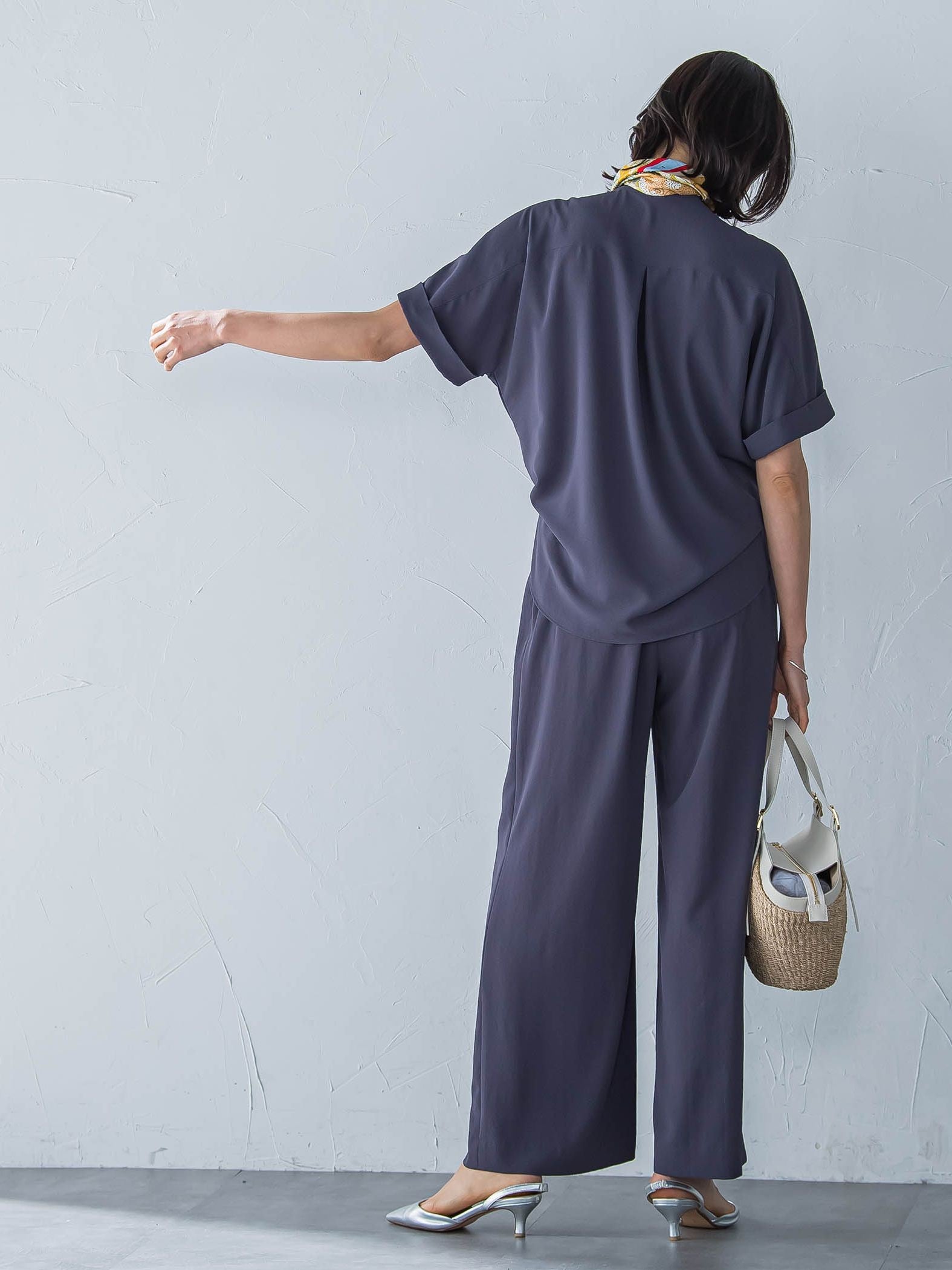 キレイ×リラックス アムンゼンワイドパンツ≪洗濯機で洗える≫