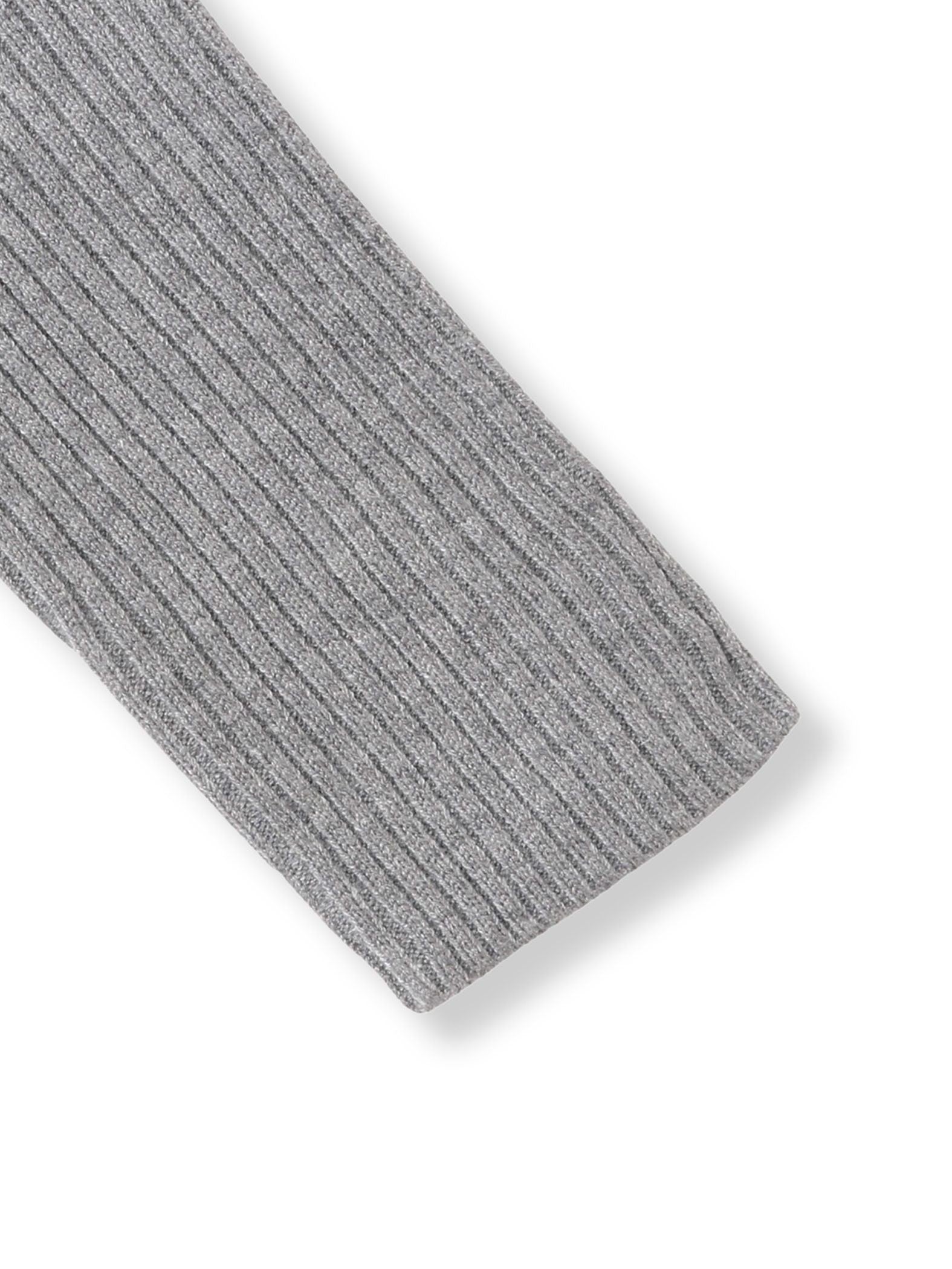 ポロカラーリブニットワンピース≪手洗い可能≫