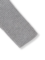 ポロカラーリブニットワンピース≪手洗い可能≫