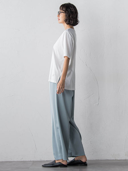 【大きいサイズ】【受注会限定】刺繍ロゴ入りカットソー