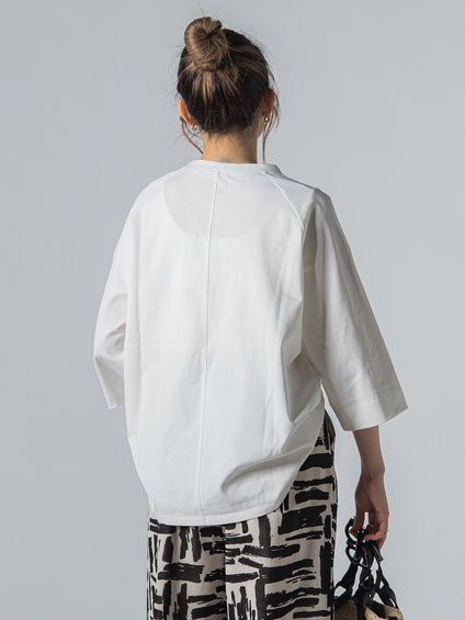 【WEB限定】箔ロゴカットソー≪手洗い可能≫