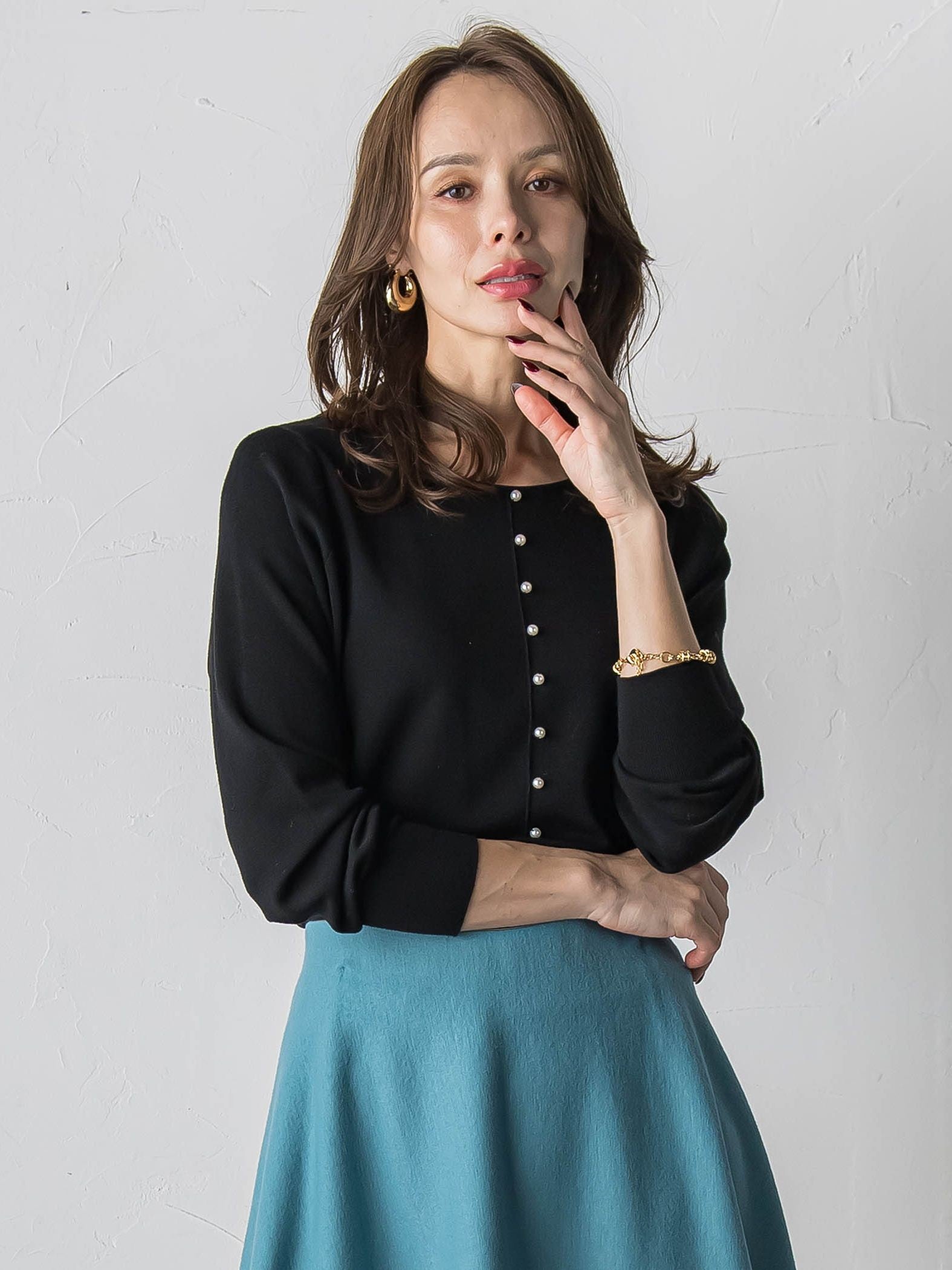 BRISBANE前後2WAYニット≪手洗い可能≫