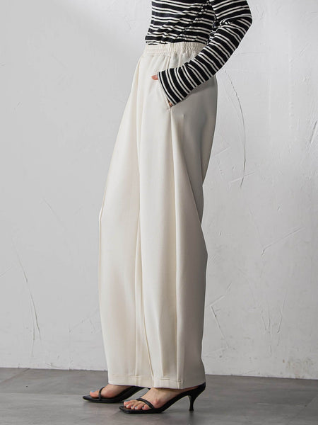 【えらべるSETUP】叶えるイージーカーブパンツ≪手洗い可能≫