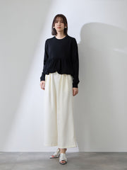 バルーンヘムニットプルオーバー≪手洗い可能≫