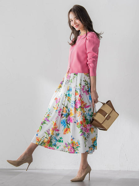 パフスリーブダブルジップブルゾン