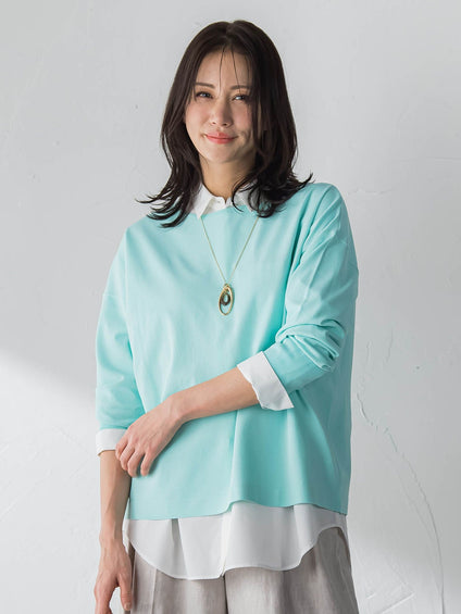 バックボタンデザインニット