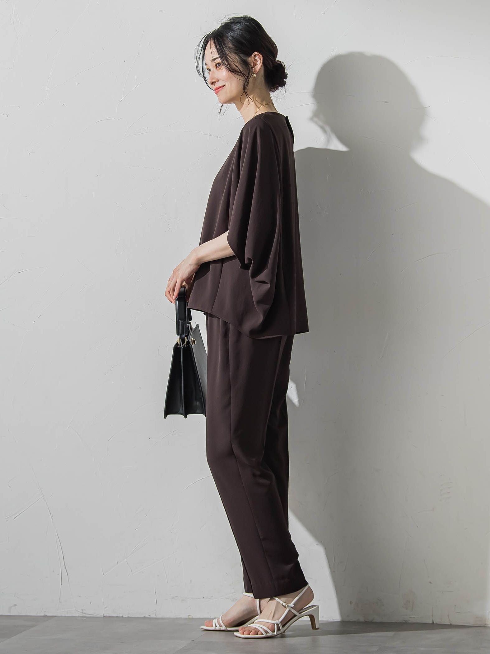 ≪シリーズ累計3万枚突破！/動画あり≫【ラクする美人服】ポンチョブラウス≪WEB限定カラーあり≫