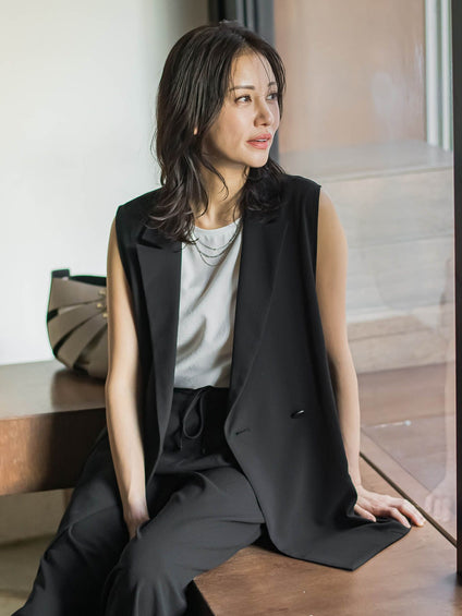 【涼・美・楽】サイドベルトジレ