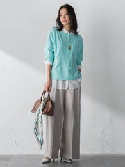 バックボタンデザインニット