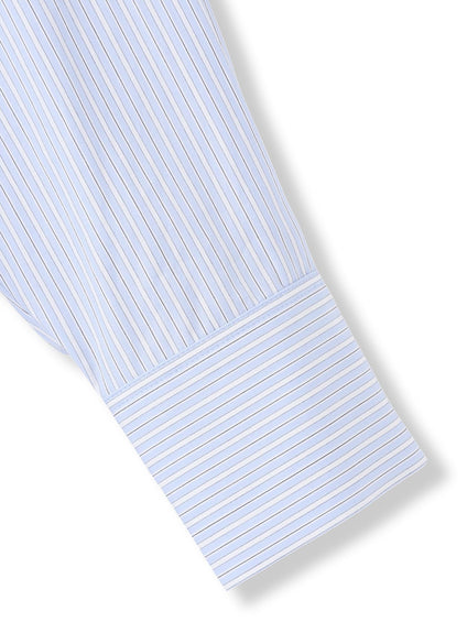 コットンポプリン2WAYストライプシャツ