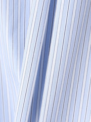 コットンポプリン2WAYストライプシャツ