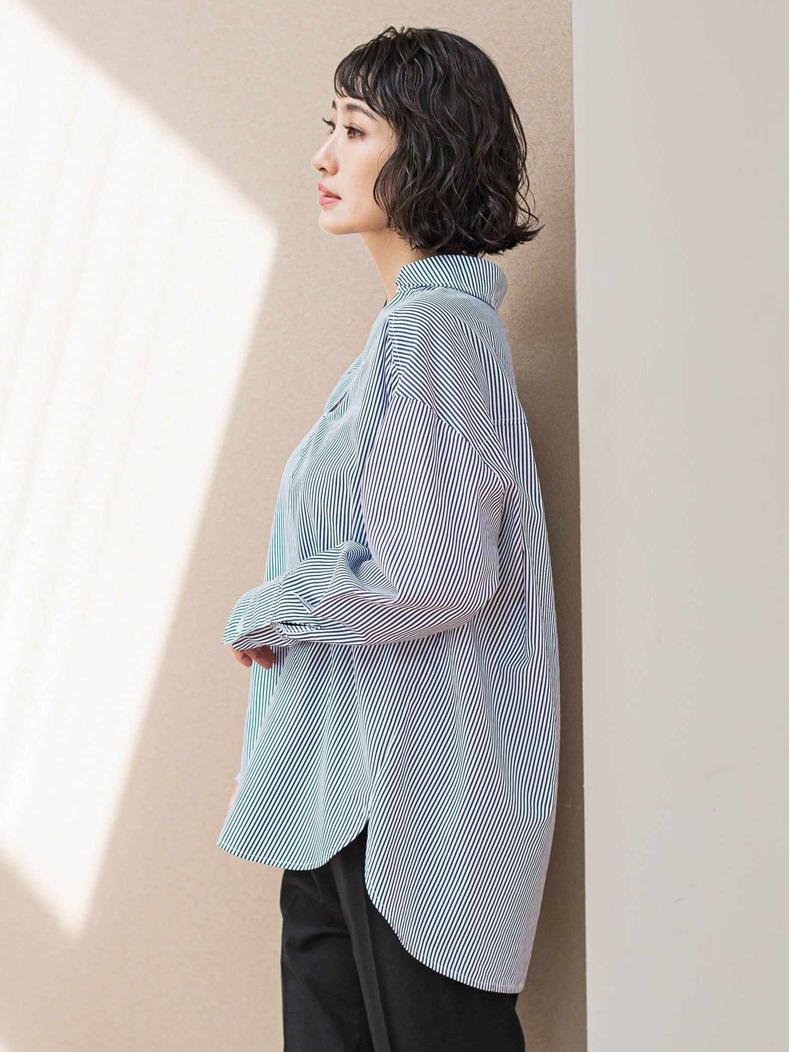 【WEB限定】”3コーデが叶う2点セット”ニット×シャツ≪手洗い可能≫