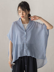 【WEB限定カラーあり】ドルマンブラウス+タンクSET
