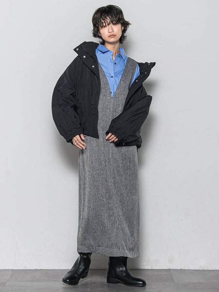 ライトツイードジャンパードレス≪手洗い可能≫