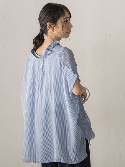 【WEB限定カラーあり】ドルマンブラウス+タンクSET