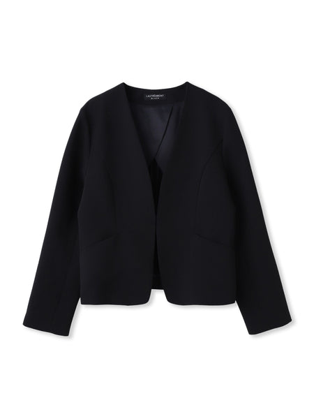 【WEB限定 13号】トリクシオンノーカラージャケット≪セットアップ対応/手洗い可能≫