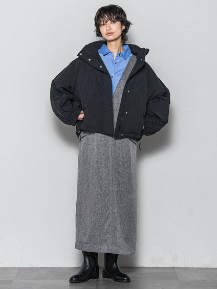 ライトツイードジャンパードレス≪手洗い可能≫