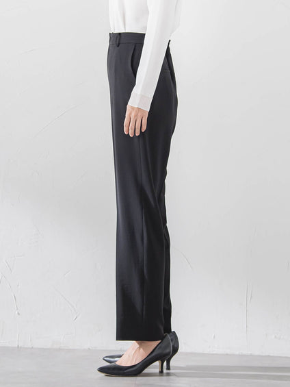 ハイストレッチカルゼストレートパンツ