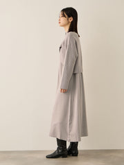 カシュクールニットアンサンブルワンピース≪手洗い可能≫