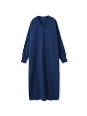 【WEB限定】Vネックニットワンピース≪丈長めあり/手洗い可能≫