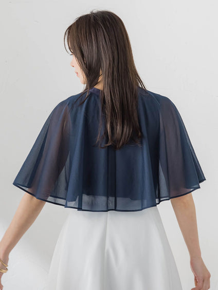 トリコットシフォンカットソー