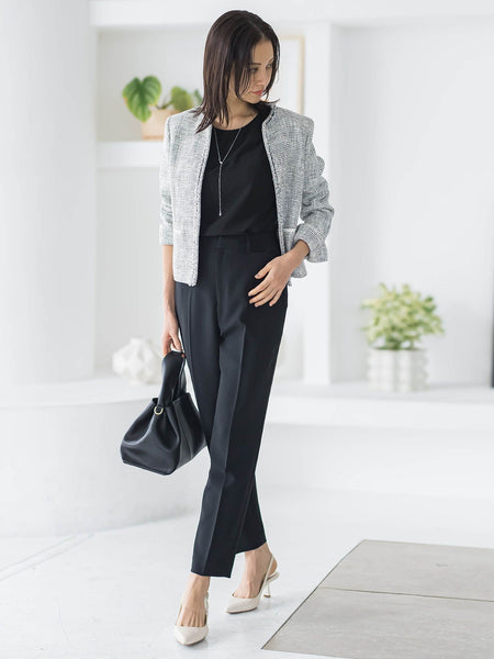 【WEB限定 13号】トリクシオンテーパードパンツ≪セットアップ対応/手洗い可能≫