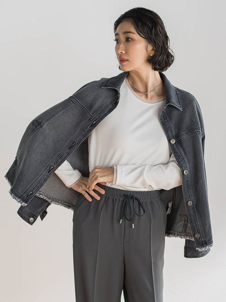 ラメテレコカットソー