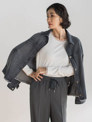 ラメテレコカットソー