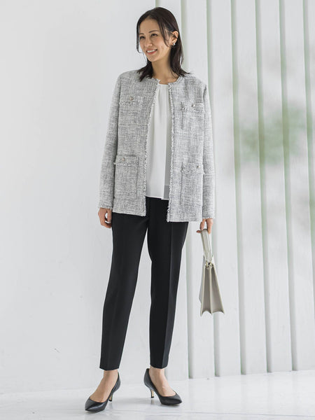 【WEB限定 13号】トリクシオンテーパードパンツ≪セットアップ対応/手洗い可能≫