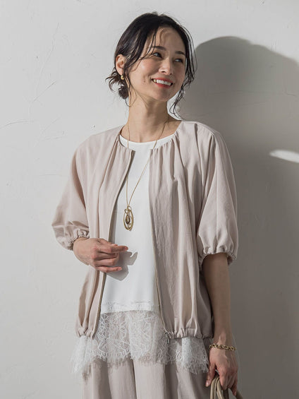 ナチュラルストレッチジャケット≪セット着用可≫